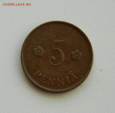 Финляндия 5 пенни 1920 г. до 12.11.19 - DSCN9977.JPG