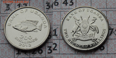 Уганда 200 шиллингов 2012 до 16.11 - Уганда 200