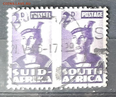Колонии Южная Африка 1942 1м 2д сцепка 2м до 17 11 - 270
