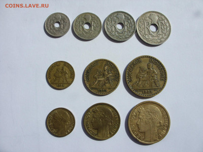 Франция 10 монет 1920-41. - Франция 10 монет 1920-41 - 2.JPG