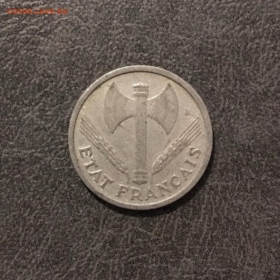 Франция 1 франк 1943 года. До 22:00 29.11.19 - BD88F899-2CFC-4174-88F7-D7B5F9C15F29