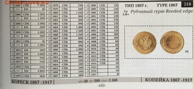 Каталог монет России 1700-1917, К0НР0С, фикс - 103