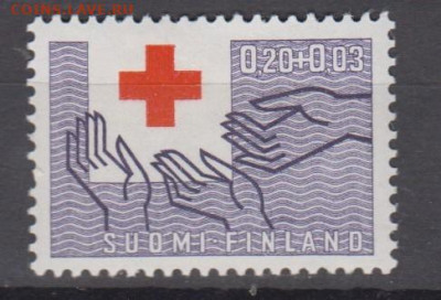Финляндия 1963 1м * красный крест до 01 12 - 620