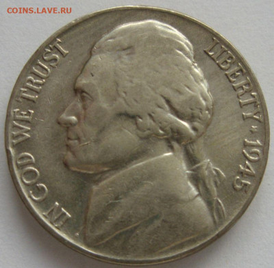 5 центов США 1945. - 5 центов США 1945 - 2