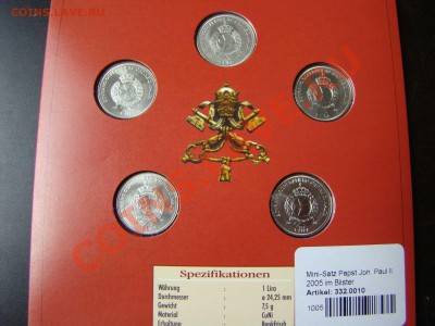 Мальтийский Орден - набор монет с Папой Иоанном Павлом II - DSC06963.JPG