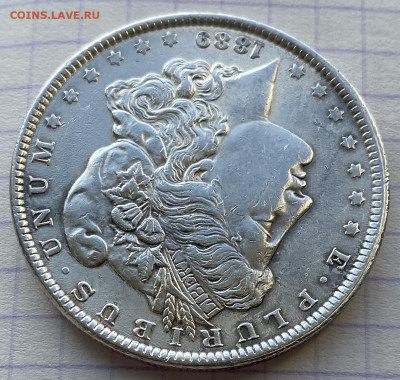 США, доллар, 1889 год. - 84B60216-1310-487C-AB1D-9EC5AF5F8A4B