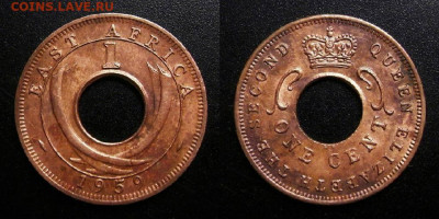 Брит. Восточная Африка – 1 цент (1959) до 13.12 (22.00) - Брит. Восточная Африка – 1 цент (1959)