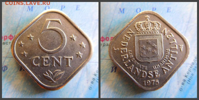 Нидерландские Антильские острова 5 центов, 1975 - 56