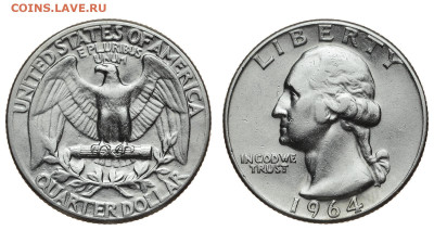 США. 25 центов 1964 г. До 25.12.19. - DSH_5727.JPG