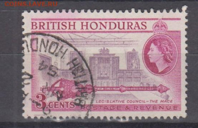 Колонии Британский Гондурас 1953 1м 3ц до 27 12 - 891