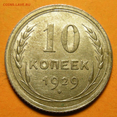 10 копеек 1929, кладовая -- до 13.01.20. 22:00 мск. - 10-29 (р).JPG