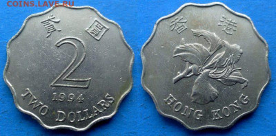 Гонконг - 2 доллара 1994 года до 19.01 - Гонконг 2 доллара, 1994