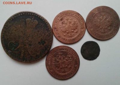 5 медных монет(лот N2). До 24.01.20  22:00 - image