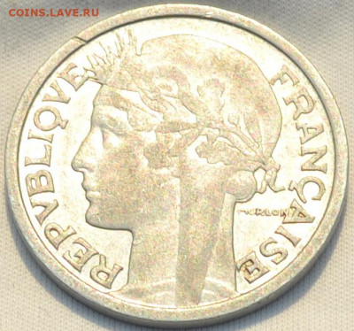 Франция 2 франка 1946. 21. 01. 2020. в 22 - 00. - DSC_0580