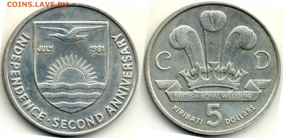 Кирибати - Кирибати 5 долларов 1981 KM-10