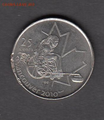 Канада 2007 25центов  Ванкувер до 07 02 - 13