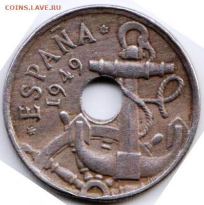Испания 50 сантимов 1949 г. до 24.00 12.02.20 г. - 031