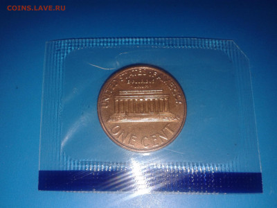 1 цент США в запайке 1995 год Филадельфия - 20200209_163320