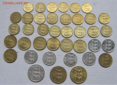 ЭСТОНИЯ, ЛАТВИЯ, ЛИТВА 58 монет 1991-2007. 17.02.2020 - 007.JPG
