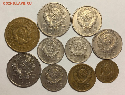 лот монет СССР до 1957 г  до 19,02 в 22,00 мск - ErQTPIZyIeM