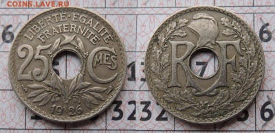 Франция 25 сантимов 1926 до 20.02 - Франция 25с_1926