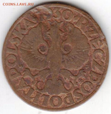 Польша 5 грошей 1930 г. до 24.00 22.02.20 г. - 023