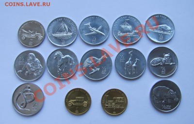 Комплекты стран АЗИИ и не только! UNC - North Korea 14 coins set.JPG