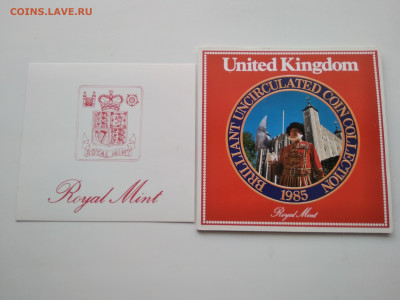 годовой набор монет Великобритания 1985 год BUNC - IMG_20190318_164501
