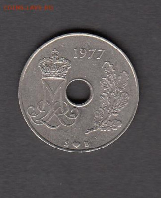 Дания 1977 25 эре до 01 03 - 78а
