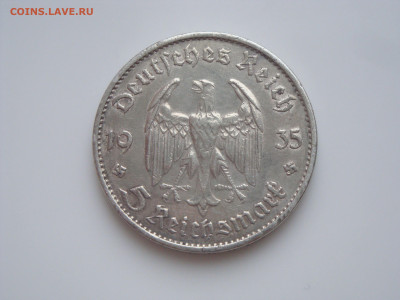 Третий Рейх, 5 Марок 1935 "G", Кирха до 29.02. - 157474228