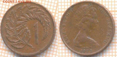 Новая Зеландия 1 цент 1972 г., до 07.03.2020 г. 22.00 по Мос - Новая Зеландия 1 цент 1972 7991