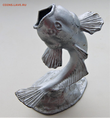 РЕДКАЯ старинная пепельница рыба «БЫЧОК» бронза 1960-е - DSC02128.JPG