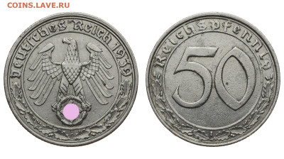 Германия. 50 рейхспфенигов 1939 г. А. До 11.03.20. - Р132.JPG