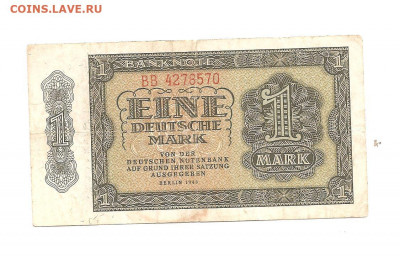 Германия.1 марка.1948               14.03 - 111 039