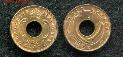 1 цент 1952 Британская Восточная Африка до 17.03.20 в 22.00 - img693