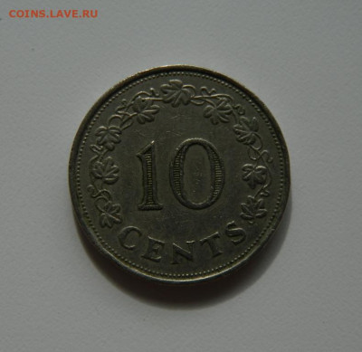 Мальта 10 центов 1972 г. (Парусник) с рубля! до 16.03.20 - DSCN9984.JPG