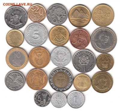 монеты Африки 23 шт. до 19.03 в 22.00 по мск - 10-2
