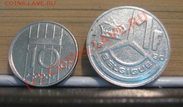 21 иностранная монета - НИДЕРЛАНДЫ,БЕЛЬГИЯ 2