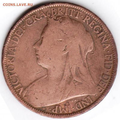 Великобритания 1 пенни 1897 г. до 24.00 28.03. 20 г. - 022