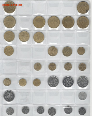 Монеты Украины регулярного чекана по фиксу. - Украина 1