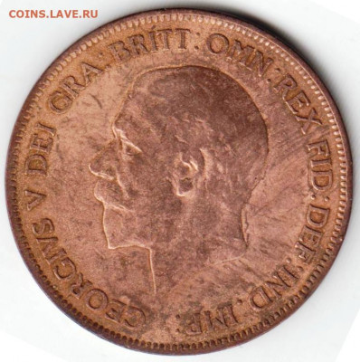 Великобритания 1 пенни 1929 г. до 24.00 03.04. 20 г. - 008