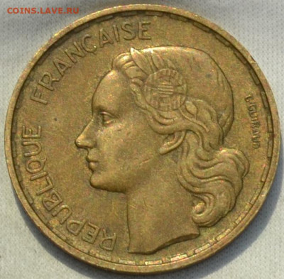 Франция 20 франков 1953. 02. 04. 2020 в 22 - 00. - DSC_0365.JPG
