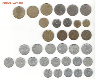 Монеты Венгрии регулярного чекана по 10 рублей. - Венгрия 2