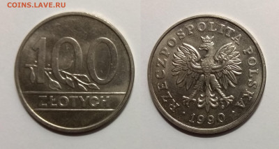 Польша 100 злотых 1990г единственный год чек.- 7.04 22:00мск - IMG_20200329_101822