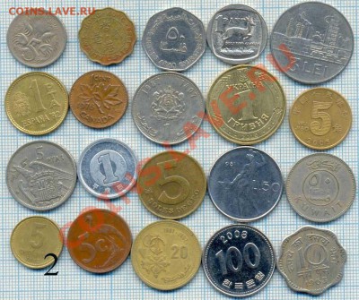 Иностранные монеты разные наборами и поштучно - 2