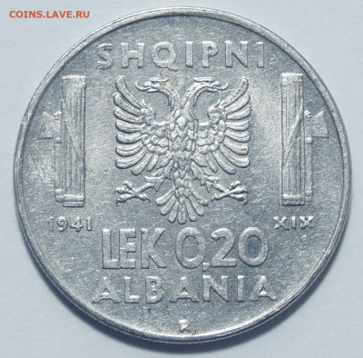 Албания 0,20 Лек 1941 до 16.04.2020 в 22:00 - Албания_02Лек_1941_1.JPG