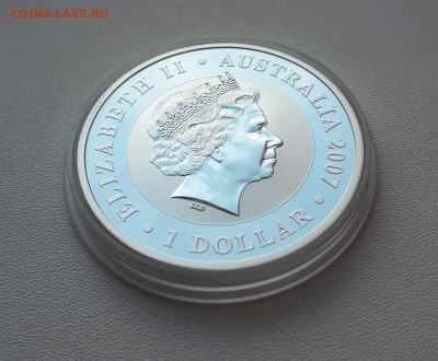 Серебро Австралия 1 доллар, 2007 Коала до 13.04 - 1 (19)