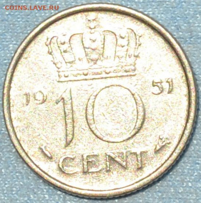 Нидерланды 10 центов 1951. 24. 04. 2020 в 22 - 00. - DSC_0528.JPG