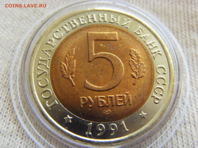 Красная Книга- 5 рублей Филин 1991 UNC до 28.04.20 г. - SDC17829.JPG