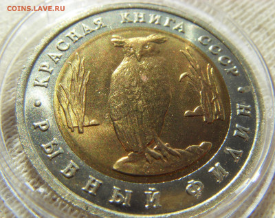 Красная Книга- 5 рублей Филин 1991 UNC до 28.04.20 г. - SDC17823.JPG